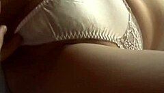 Japanese brunette couple enjoys daytime hardcore with blowjob orgasm and hairy pussy close up.