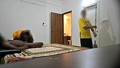 indian couples hanging out in front of muslim maid jamila