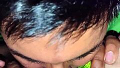 Me masturbo frente a mi novio para que me folle duro en el culo!