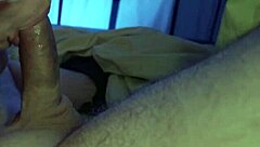 Blonde Sneaks Into Bedroom To Suck Cock And Swallow Cum Load