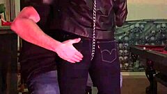 cherry submits as her tight jeans get a firm spanking in the submissive encounter