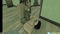 i enjoy watching this roblox rr34 animation with the quiet sniper character