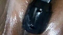oh yeah, this ebony amateur plays with her pussy solo until orgasm...