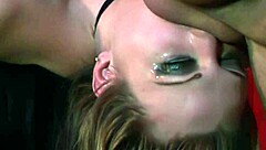 Latex orgy with anal play in fishnet stockings and high heels