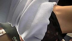 What happens when the house is empty? Steamy homemade amateur ass play with ebony bunny