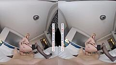 Why is Kate England so naughty fucking you in VR with deepthroat action?