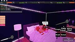 sexy ebony girlfriend gets fucked hard in intense roblox session with cute black babe
