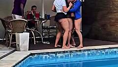 Cuckold Captures Endowed Stud Teasing Wife And Friend