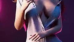 Ahri's wild seductive dance explodes in uncensored 3D hentai cosplay to Marian Hill's One Time from League of Legends!