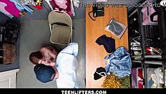 teen shoplifter caught squirting orgasm.