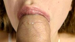 Skinny Blonde Babe In Close Up Foreskin Play With Cute Long Hair Couple