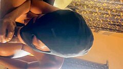 Hey, watch me jerk off this monster black cock and cradle those heavy balls in POV style