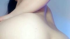 colombian latina madrastra with cameltoe in leggings masturbates her wet pussy solo