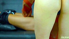 Adorable College Slut Begs Neighbor To Ride Her Wet Shaved Pussy On Big Black Cock!