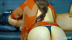 Adorable College Slut Begs Neighbor To Ride Her Wet Shaved Pussy On Big Black Cock!