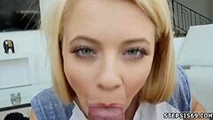 redhead teen with hairy pussy fights for affection in hardcore threesome pov fuck