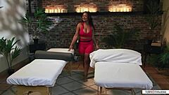 Hey, do you two stunning tgirls crave an intense interracial blowjob during your relaxing massage?!