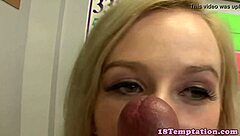 Overwhelmed By Real Amateur Teen 18+ Tugging That Hard Dick