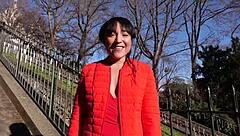 Bianca Belle, the Stunning 27-Year-Old Kabyle Brunette, Flashes Her Pretty Skinny Body in French Exhibitionist Style