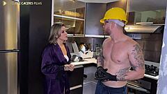 hot wife cheats on hubby with builder melanie caceres 😈🔥