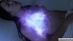 Big tits ebony enjoys scissoring and facesitting with her white petite roommate in dorm