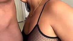 Cute Brunette Girl Sucks And Licks Nipples Non-Stop In Passionate Amateur Couple Session