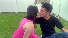 milf takes young guy on exotic picnic with deepthroat blowjob and doggystyle riding in taboo play