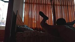 I sleep with my husband's chaste friend who empties all his semen inside my vagina. Submissive wife in cuckold encounter.