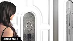 Latina Teen Eliza Ibarra Squirts Hard During Interracial Face Sitting With Boyfriend, Almost Gets Caught