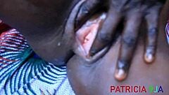 african titty ebony enjoys pussyfucking with vibrator and black dick in outdoor first time adventure