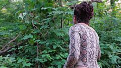 i wear a thong bodysuit on the trail as a mature woman