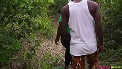 i never expected a simple village walk to lead to such intense outdoor doggystyle passion