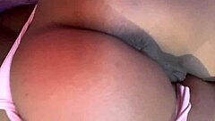 Oh, I mean, this Brazilian Latina in lingerie is all naughty, wanting to show off her tan lines outdoors, you know?