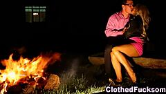 i felt so classy and horny getting cum sprayed after outdoor glamour babe fingering session