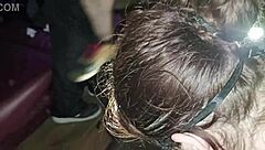 Intense thrill in public bukkake cum party hd