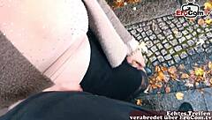 german ugly housewife picked up on street for casting fuck