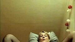 Intriguing French housewife bound in handcuffs as submissive maid for spanking