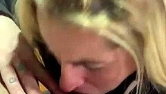 Latina goddess deepthroats cock. She swallows cum in sloppy facial.