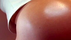 A Japanese amateur girl bends over for intense doggystyle fucking at home with uncensored pussy close-ups