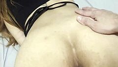 I see her lying in panties to tempt me into creampie action outdoors