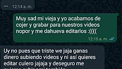 finally my mexican friend lets me record her during our live web chat session