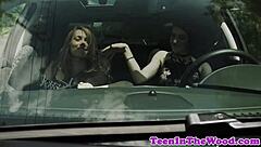 In this full movie storyline, a stranded teen gets dominated and banged roughly in missionary by neighbors. She poses bound in extreme fetish group action.