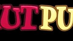 i love seeing hot brunette babe angelina stoli with her mouth full of cum after blowjob