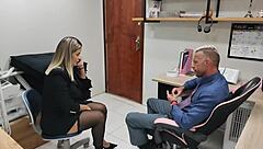 brazilian bodybuilder caught stealing offers anal creampie to muscular guy for silence