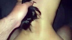 Isn't it thrilling how this skinny curvy Latina bounces roughly on my huge cock in pov?