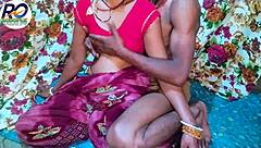 This desi babe looks so cool having sex in red saree, says Claire Vais with hindi audio.