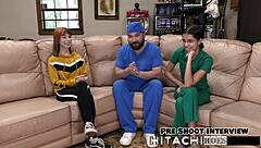 Good moaning - Ditria Rose... oh, wait, I mean good morning? Anyway, she's moaning so loud during that solo masturbation with toys and spreading those natural tits!