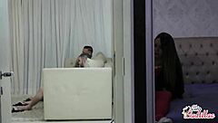 Cleo Cadillac enjoyed when her friends did double penetration anal, making her cum hard with two cocks inside.