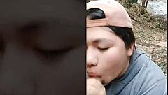 Outdoor Blowjob Thrills Mature Asian With Tight Pussy