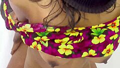 Asian horny big ass babe rides boyfriend hard